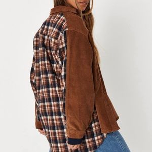 Missguided corduroy shacket